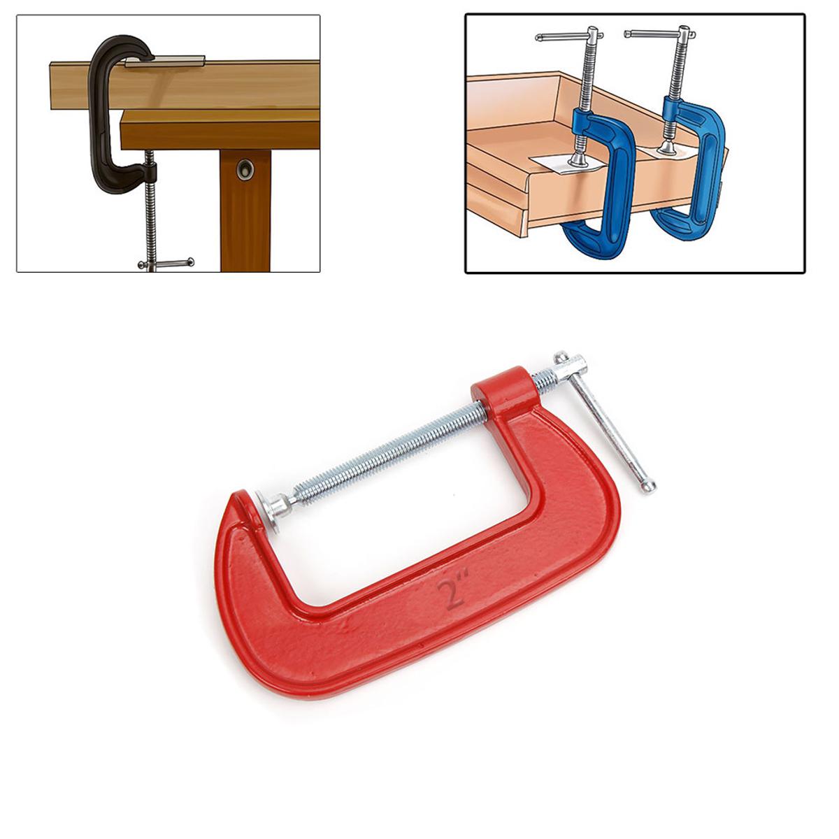 G clamp 6" woodworking clamp heavy duty holding DIY adjustable carpentry clamp